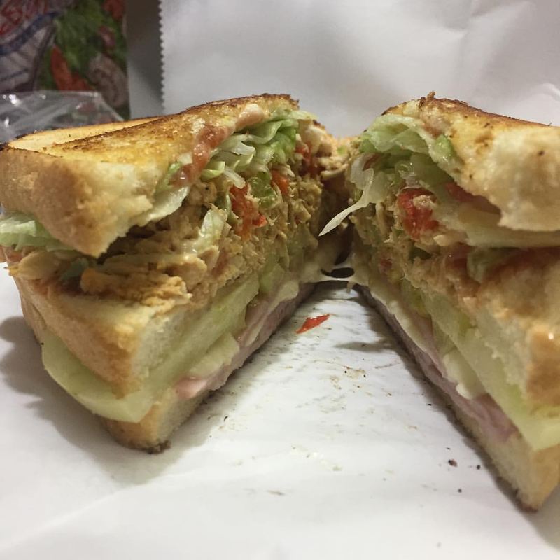 Pernil Sandwich at Cafetería Serie 54